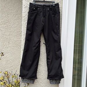Burton Women's DryRide Western Style Black Ski/Snowboard Pants Size S